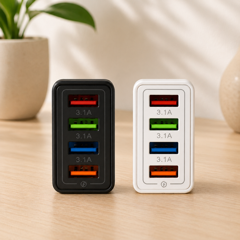 Carregador Turbo 36W Multiplas Portas