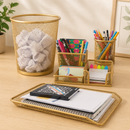 Kit Escritório Dourado Premium