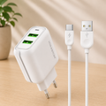 Carregador Turbo 25W Duplo USB